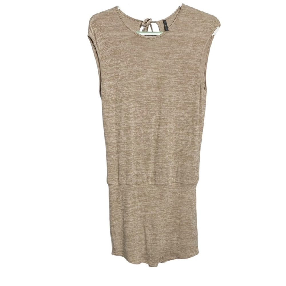 Riller & Fount Beige Knit Romper